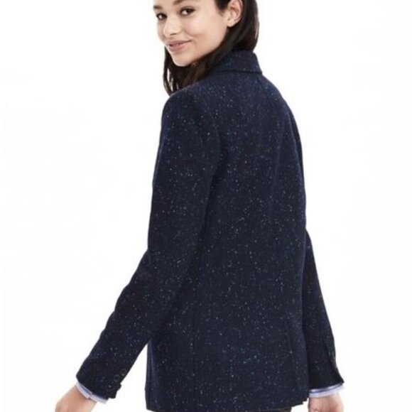 ✅ Banana Republic Hack-ing Jacket, Speckled Navy (2) - Picture 6 of 16